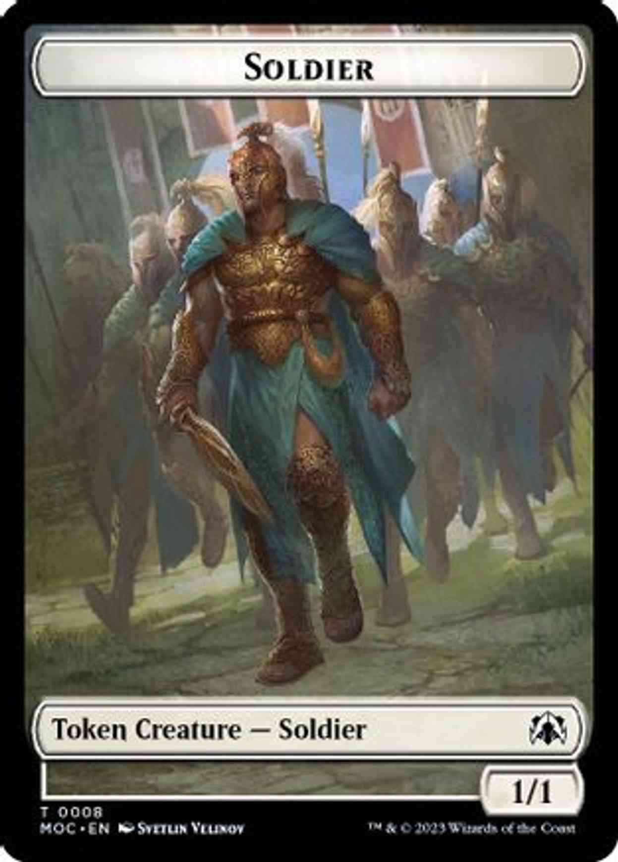 Soldier // Insect Double-sided Token magic card front