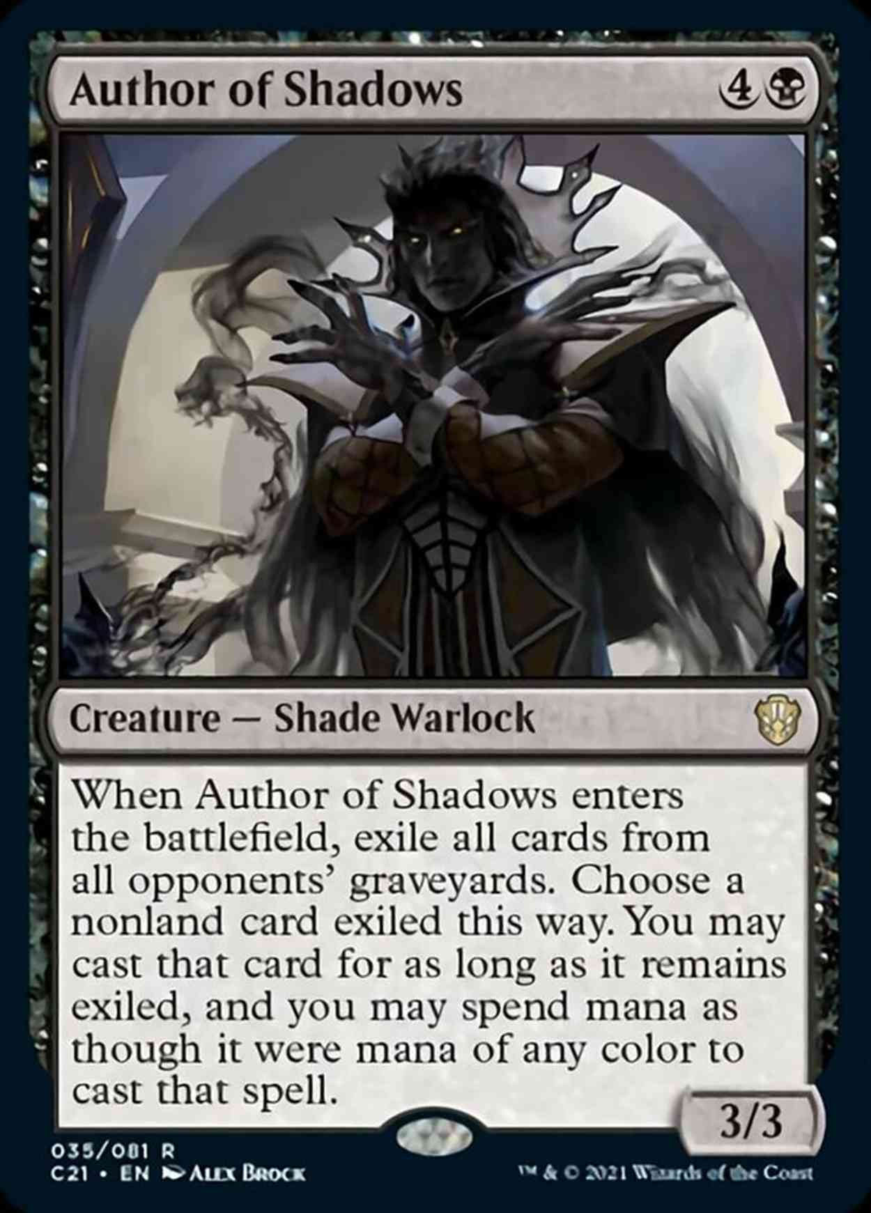 Author of Shadows magic card front