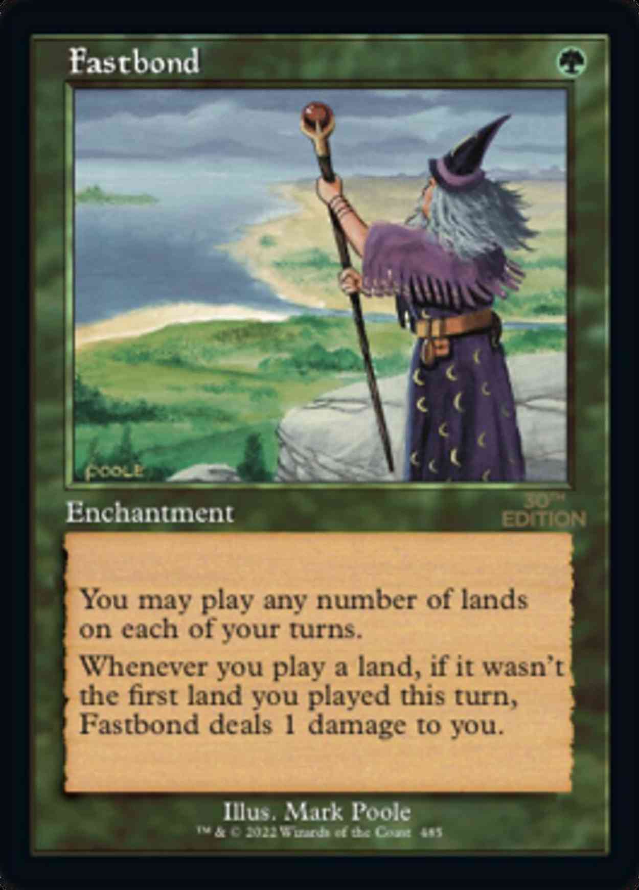 Fastbond (Retro Frame) magic card front