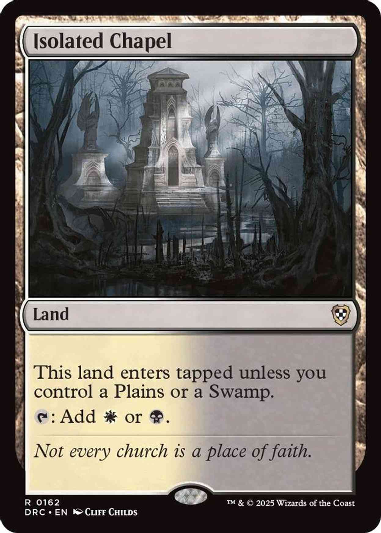 Isolated Chapel magic card front