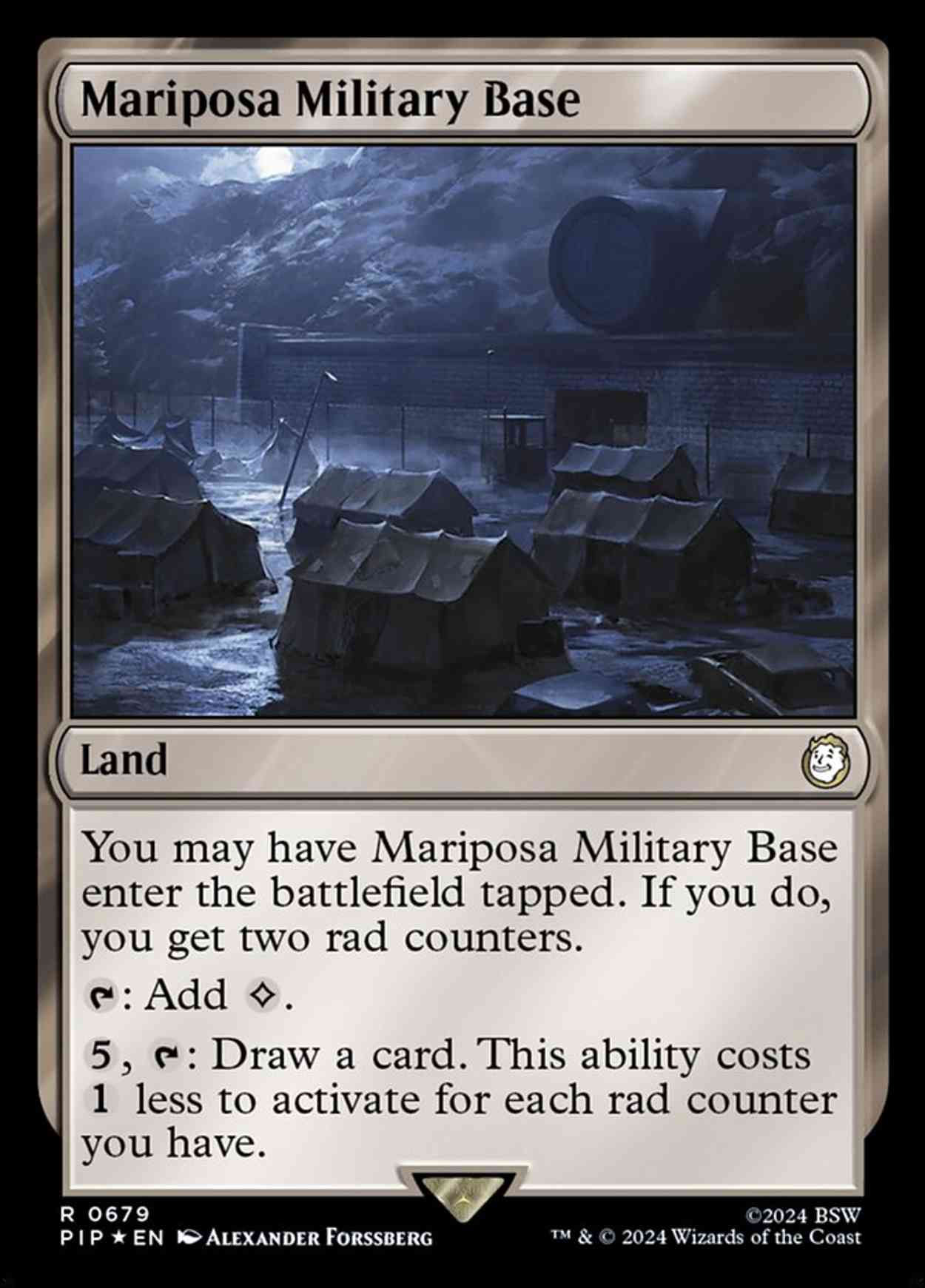 Mariposa Military Base (Surge Foil) magic card front