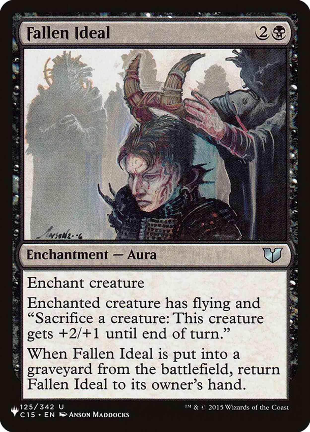 Fallen Ideal magic card front