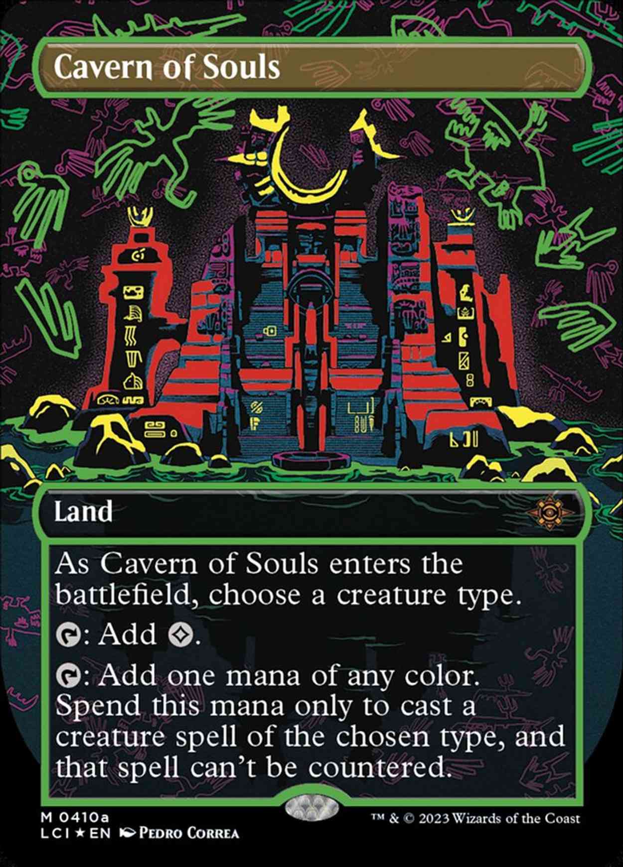 Cavern of Souls (0410a) (Borderless) magic card front