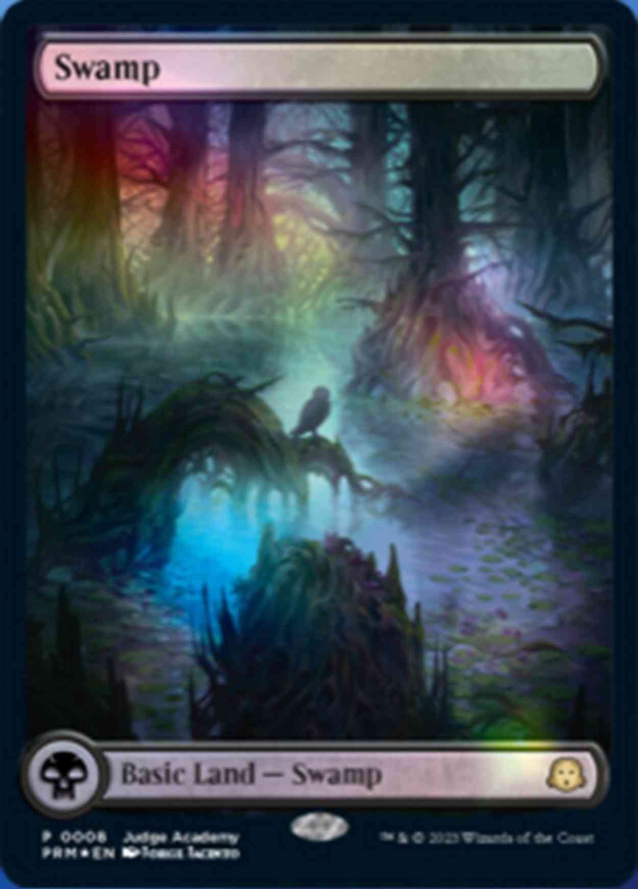 Swamp magic card front