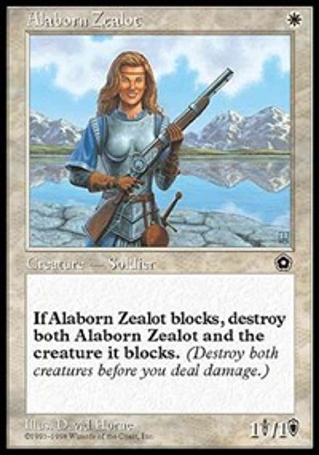 Alaborn Zealot magic card front