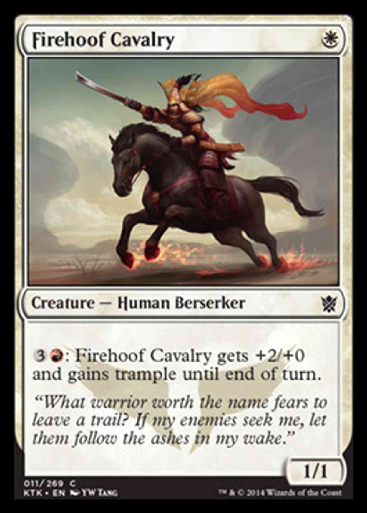Firehoof Cavalry magic card front