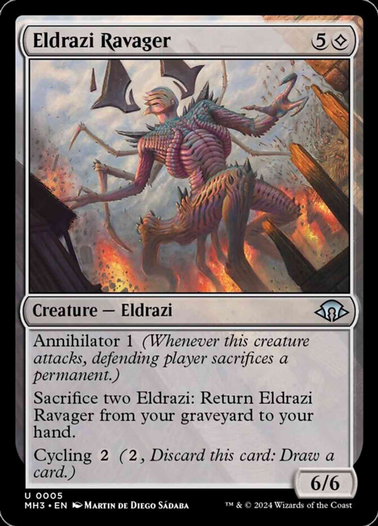 Eldrazi Ravager magic card front