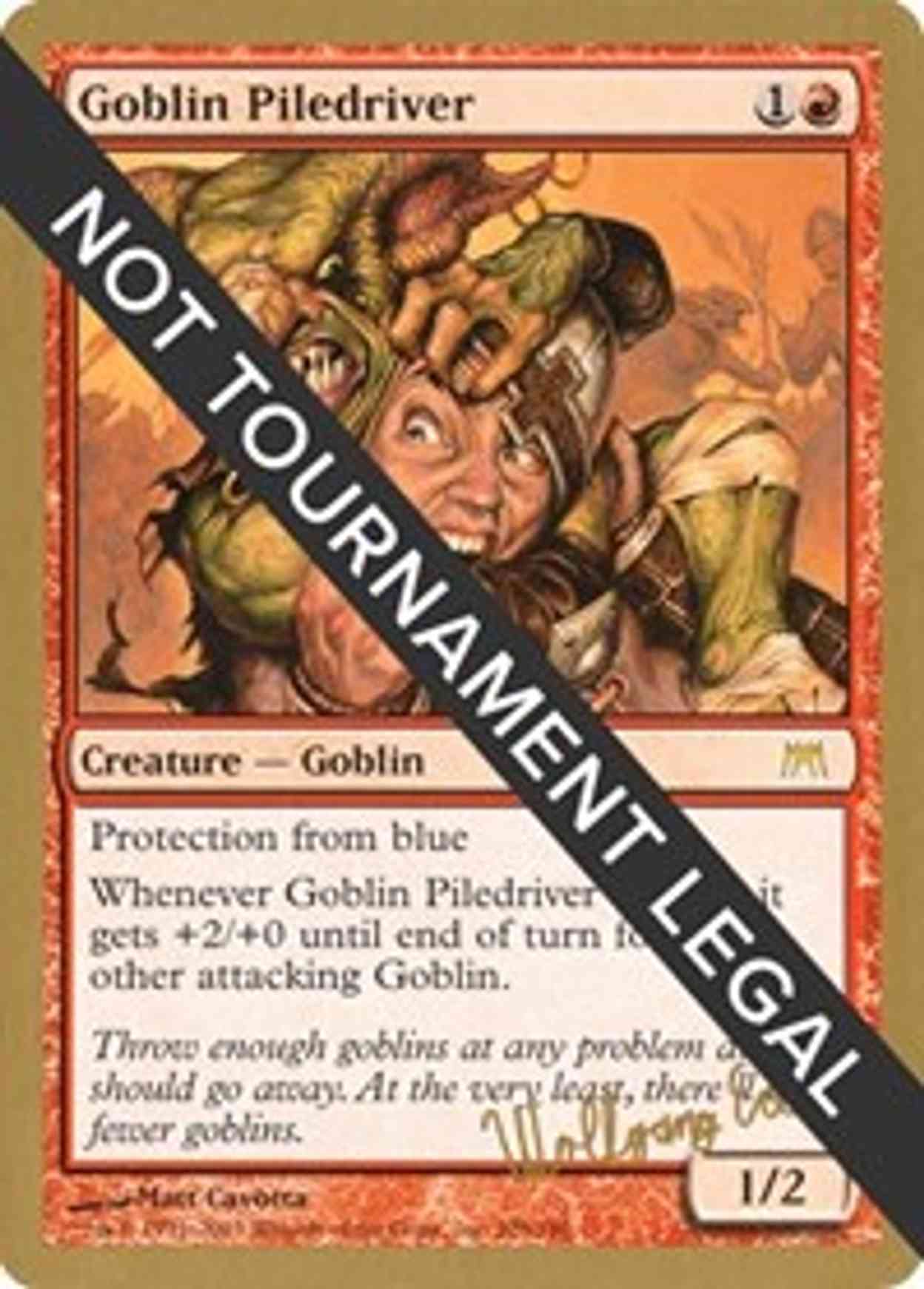Goblin Piledriver - 2003 Wolfgang Eder (ONS) magic card front