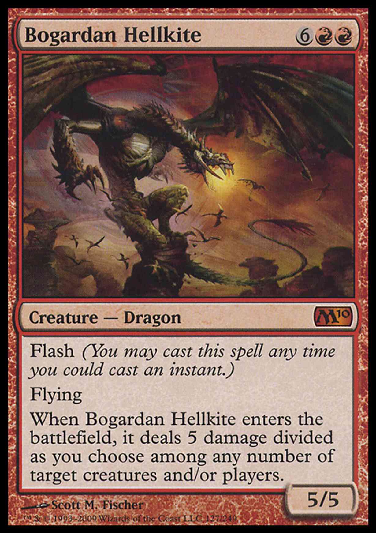 Bogardan Hellkite magic card front