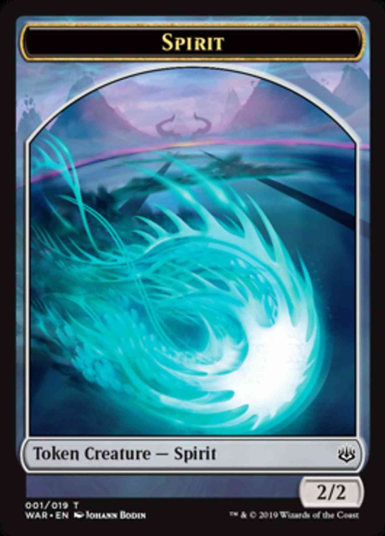 Spirit Token magic card front