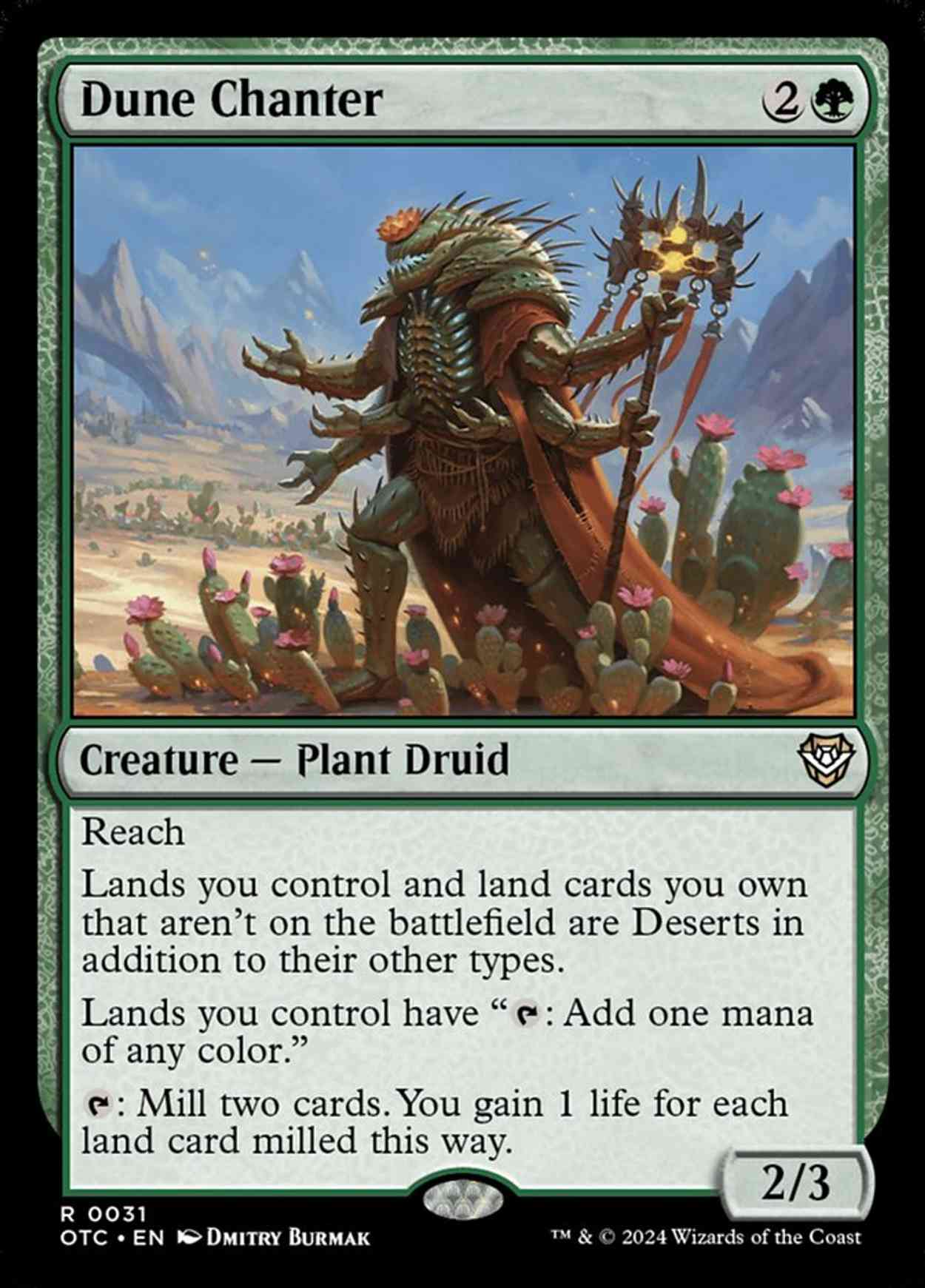 Dune Chanter magic card front