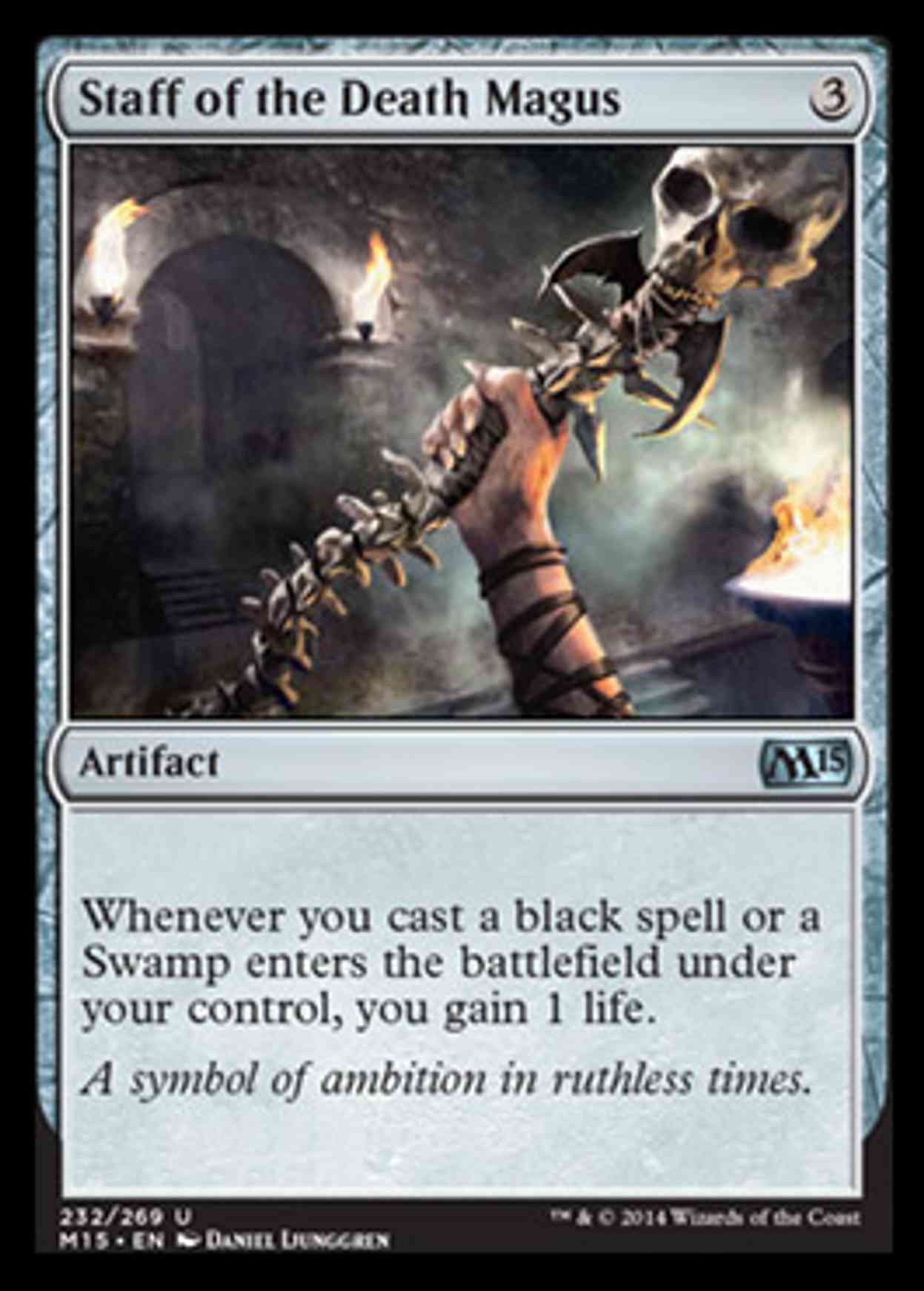 Staff of the Death Magus magic card front
