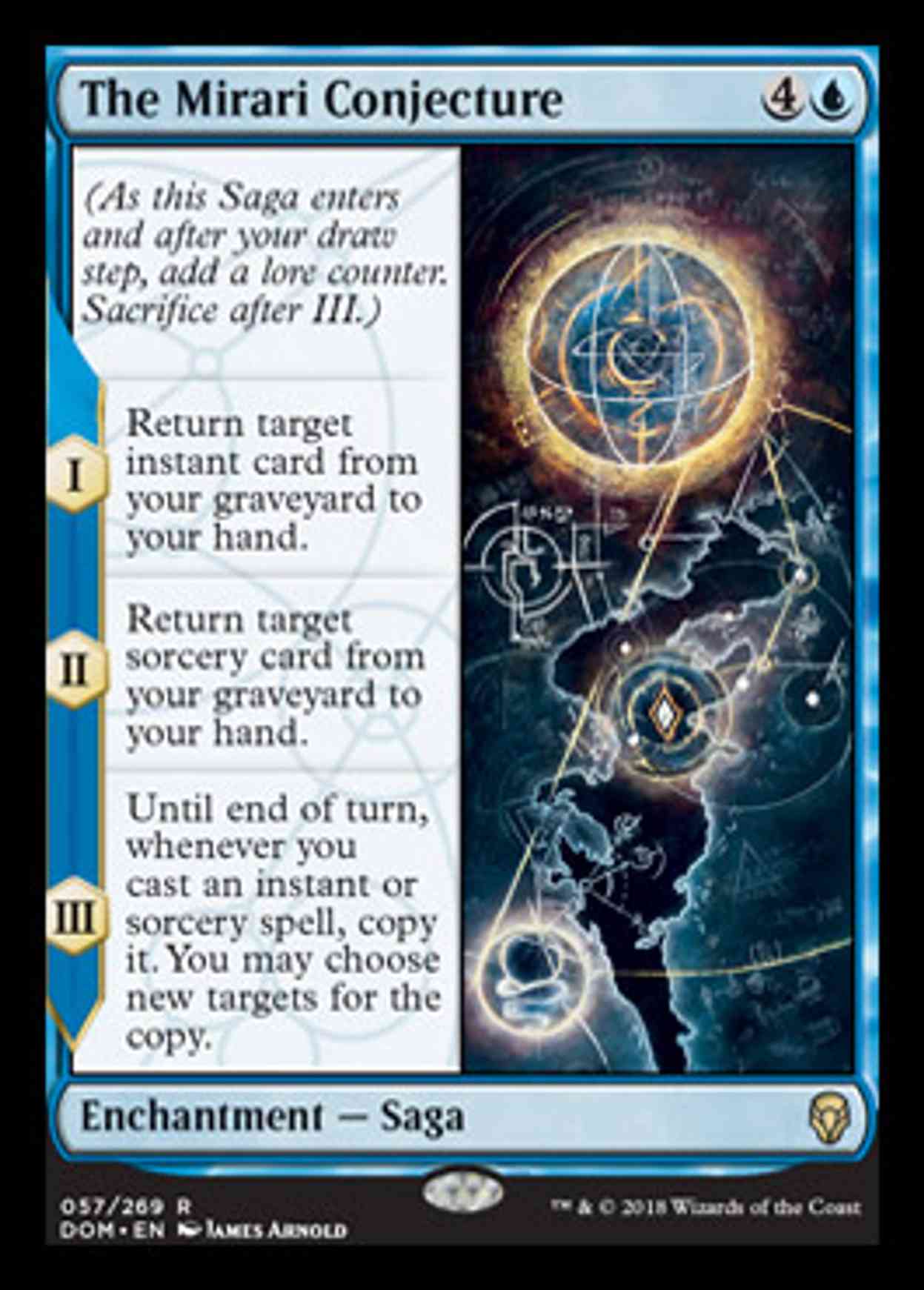 The Mirari Conjecture magic card front