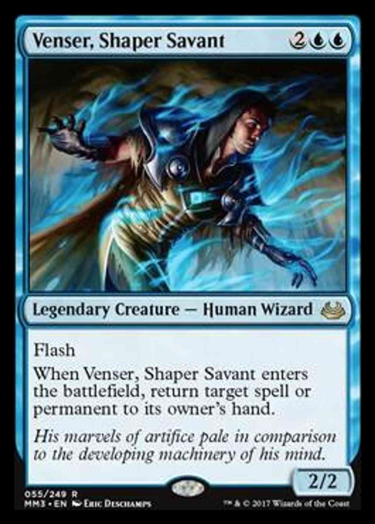 Venser, Shaper Savant magic card front