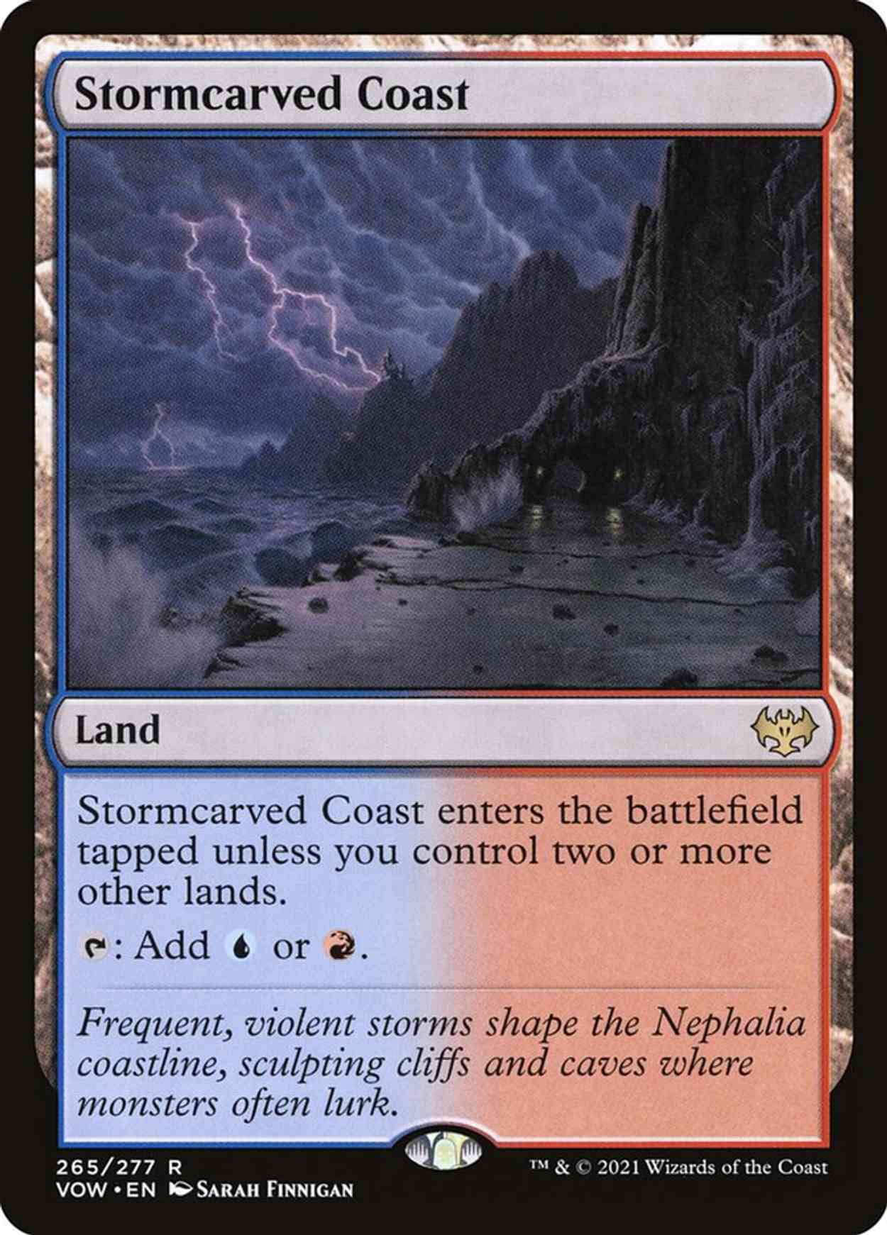 Stormcarved Coast magic card front