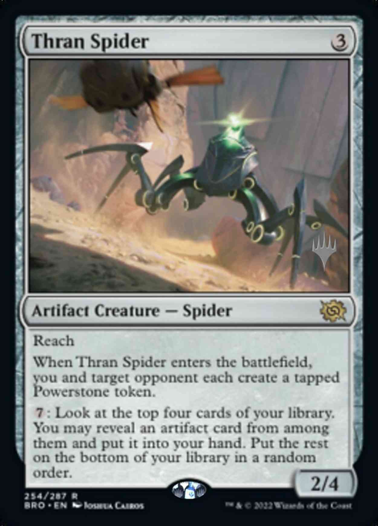 Thran Spider magic card front