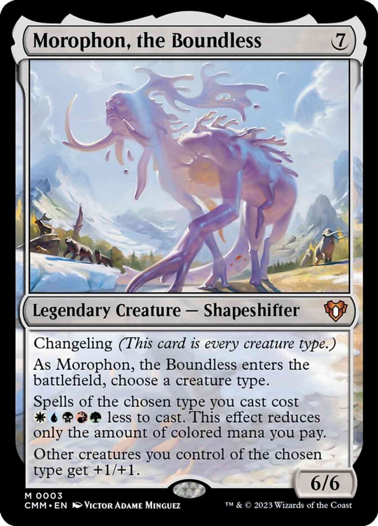 Morophon, the Boundless magic card front