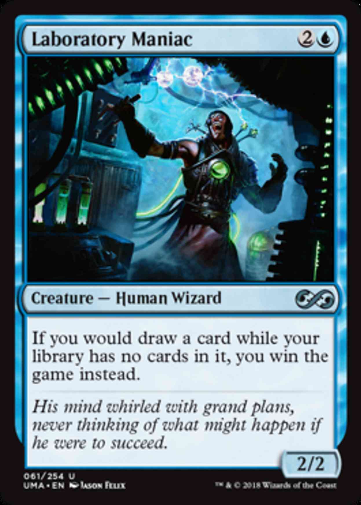 Laboratory Maniac magic card front