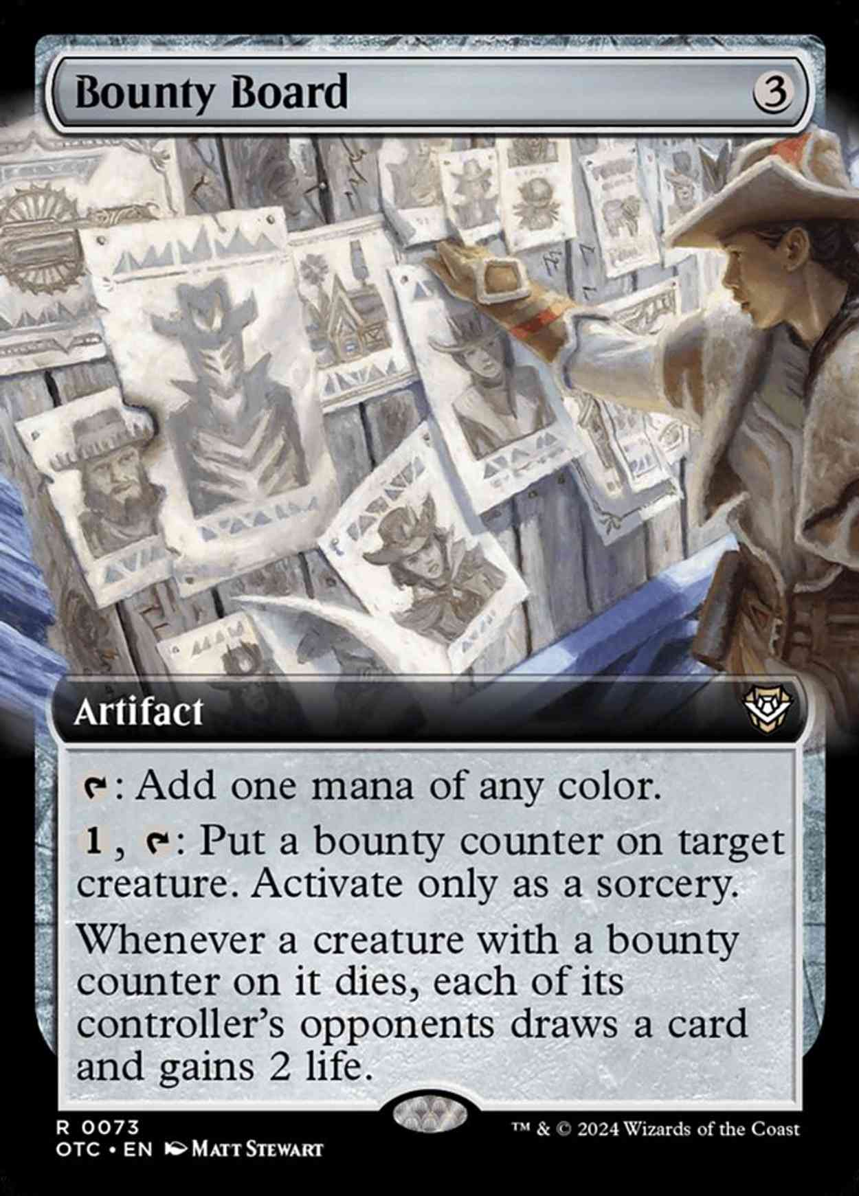 Bounty Board (Extended Art) magic card front