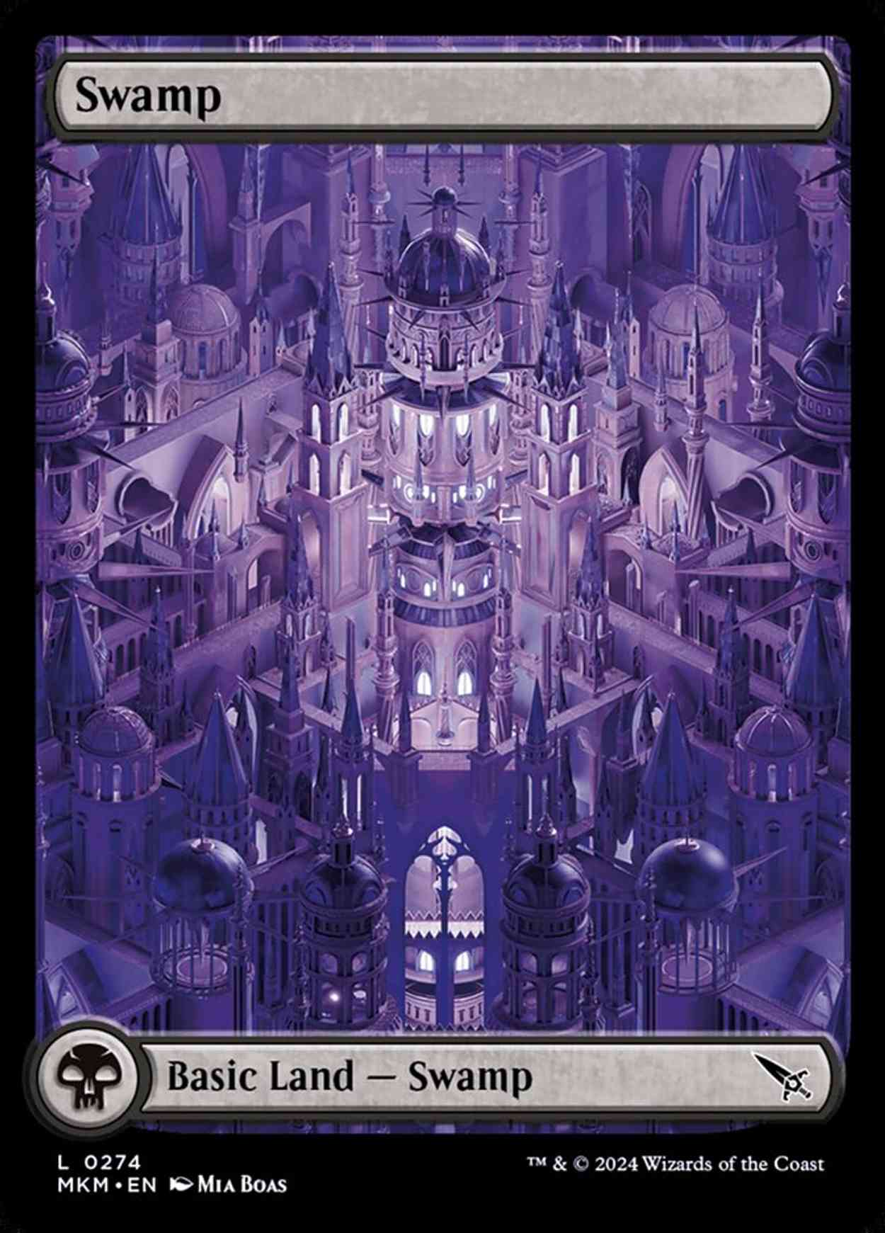 Swamp (0274) magic card front