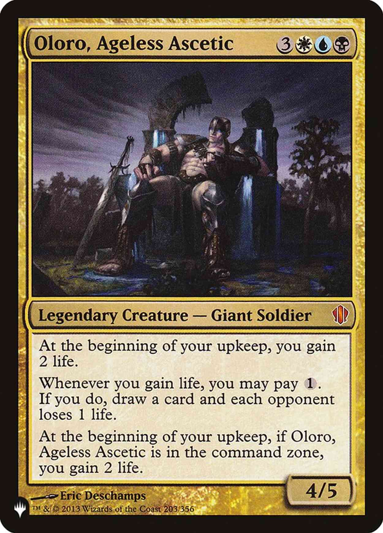 Oloro, Ageless Ascetic magic card front