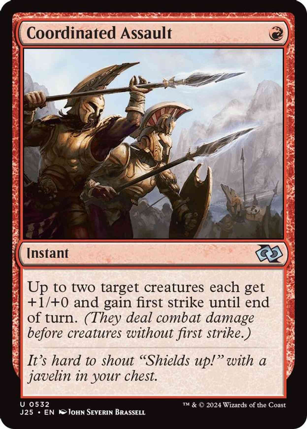 Coordinated Assault magic card front