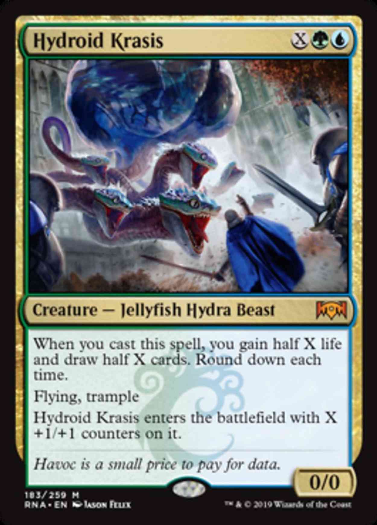 Hydroid Krasis magic card front