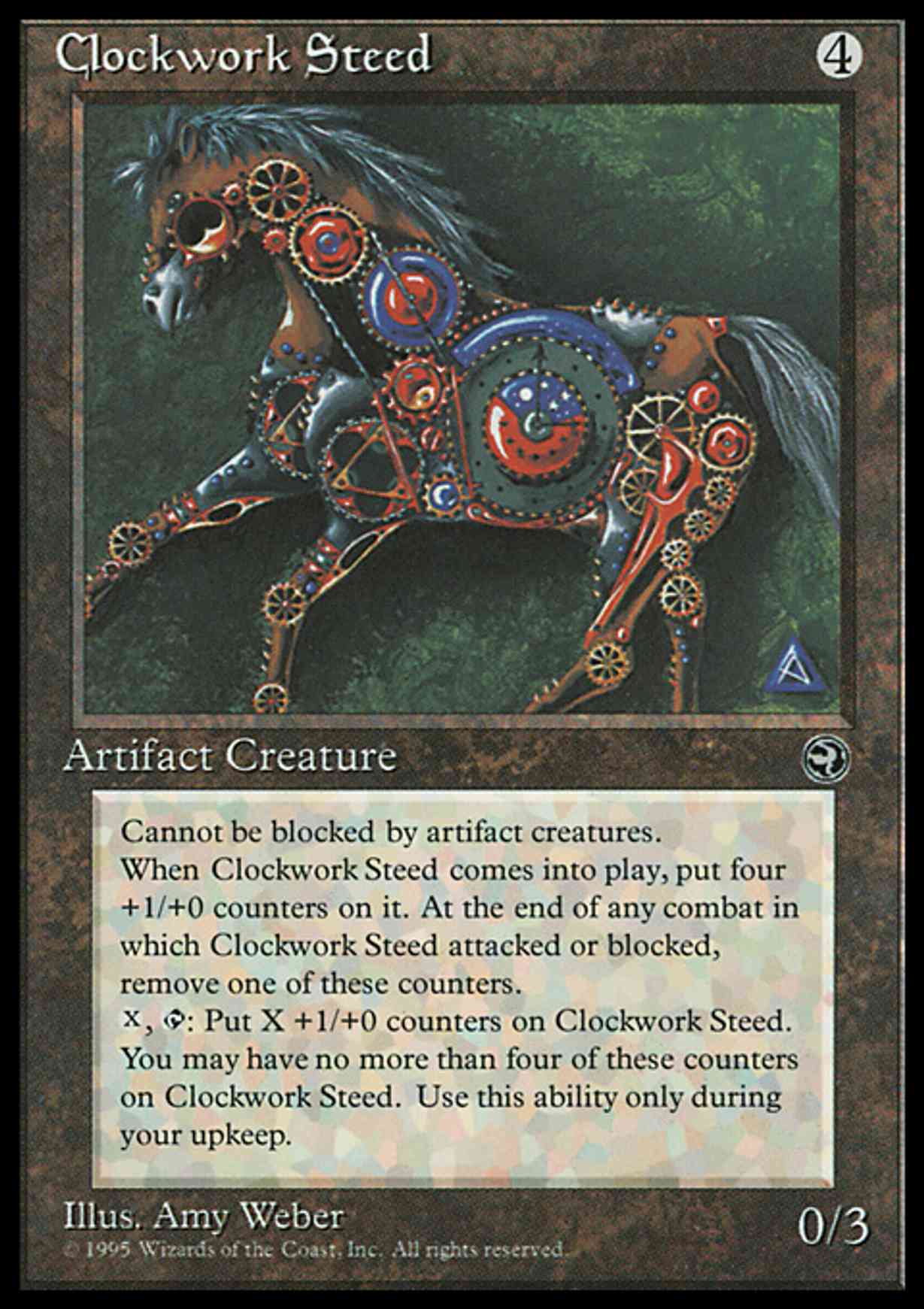 Clockwork Steed magic card front
