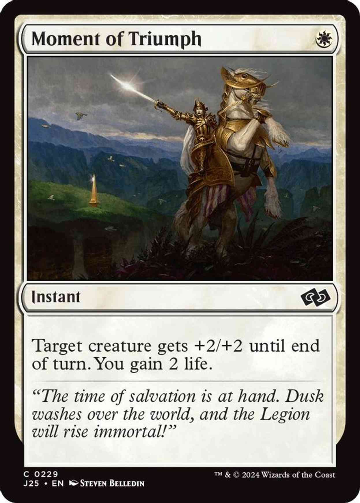 Moment of Triumph magic card front