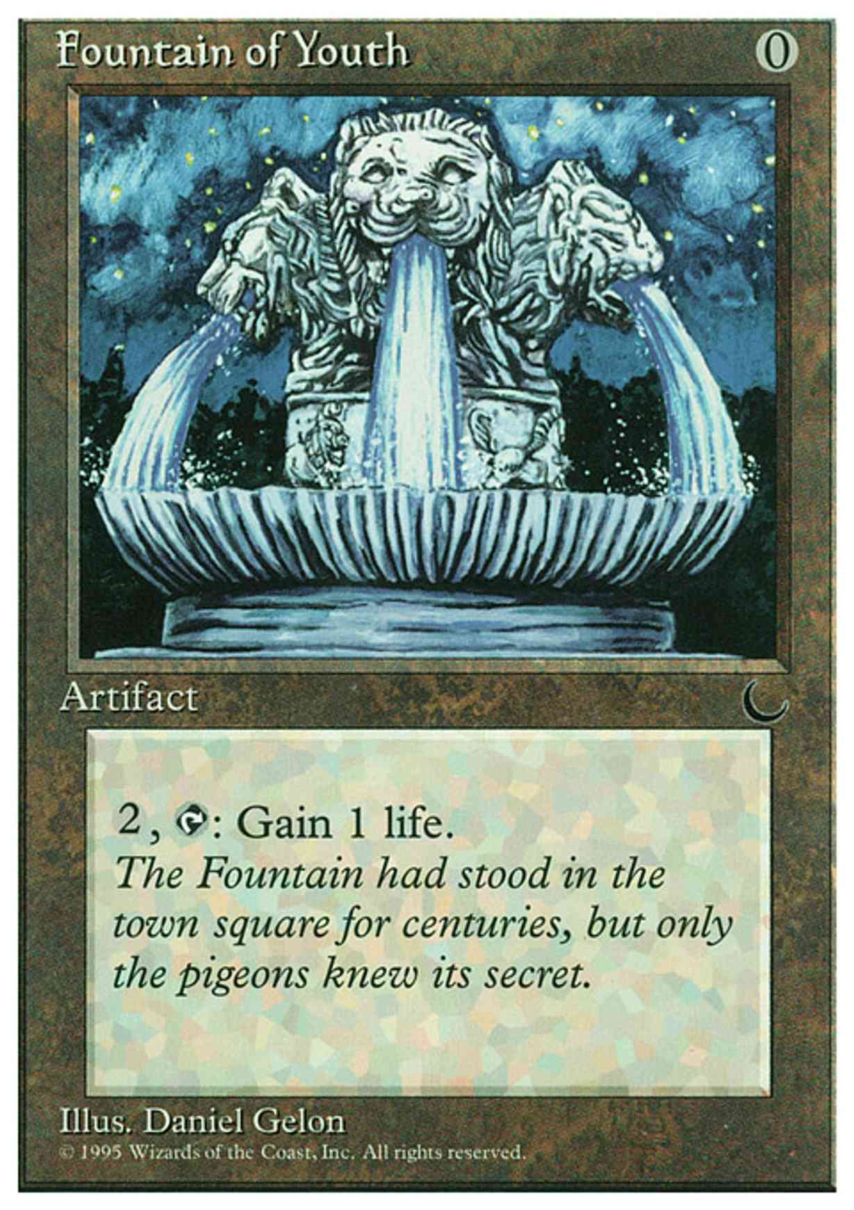 Fountain of Youth magic card front