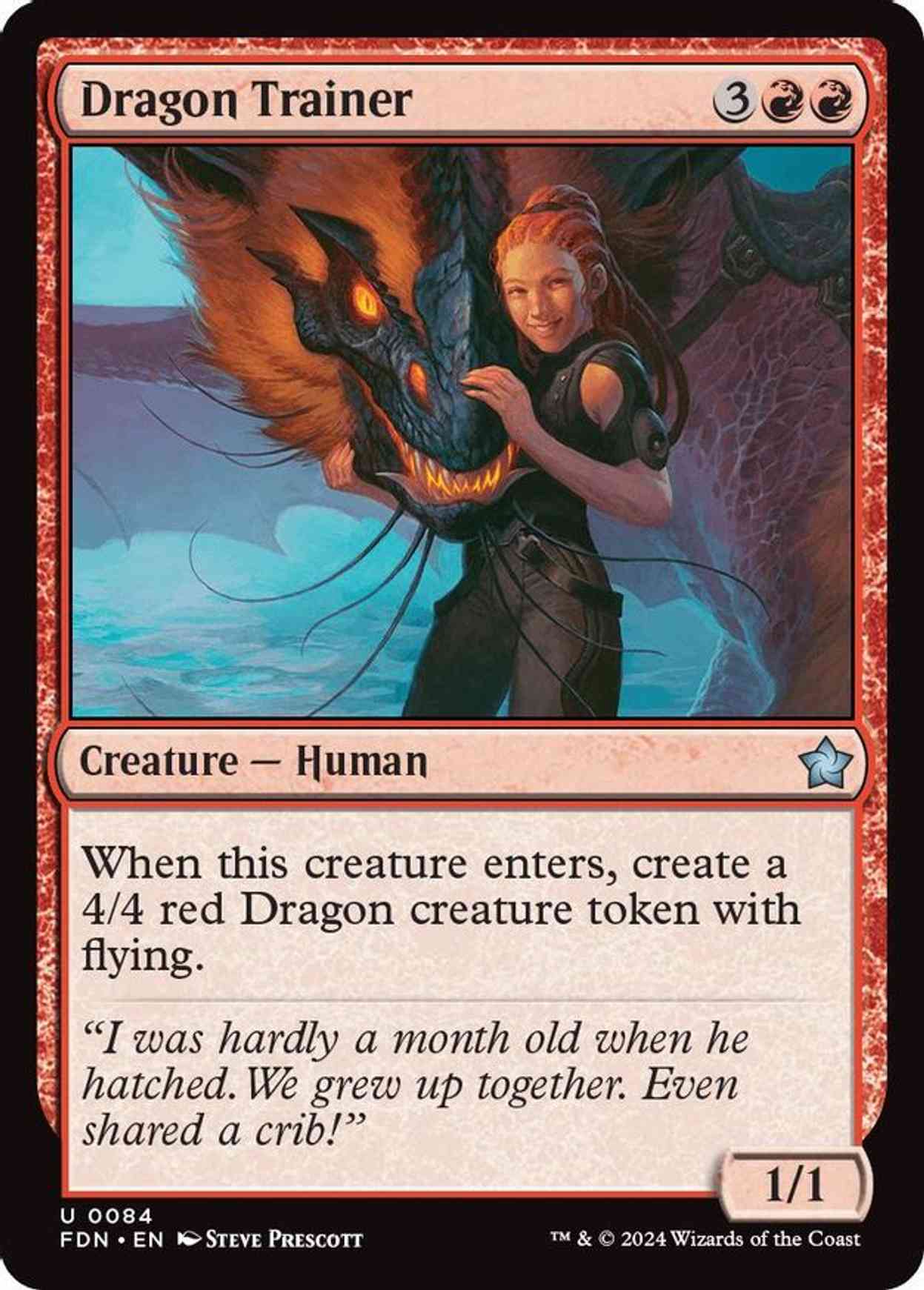 Dragon Trainer magic card front