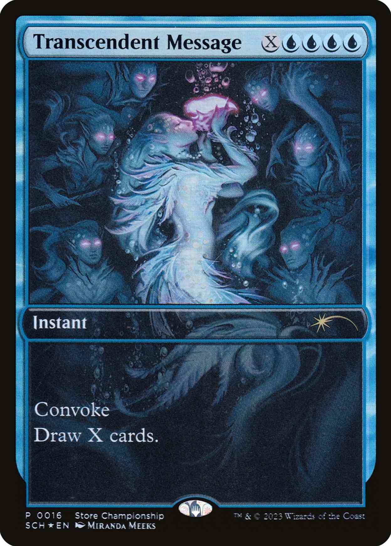 Transcendent Message magic card front