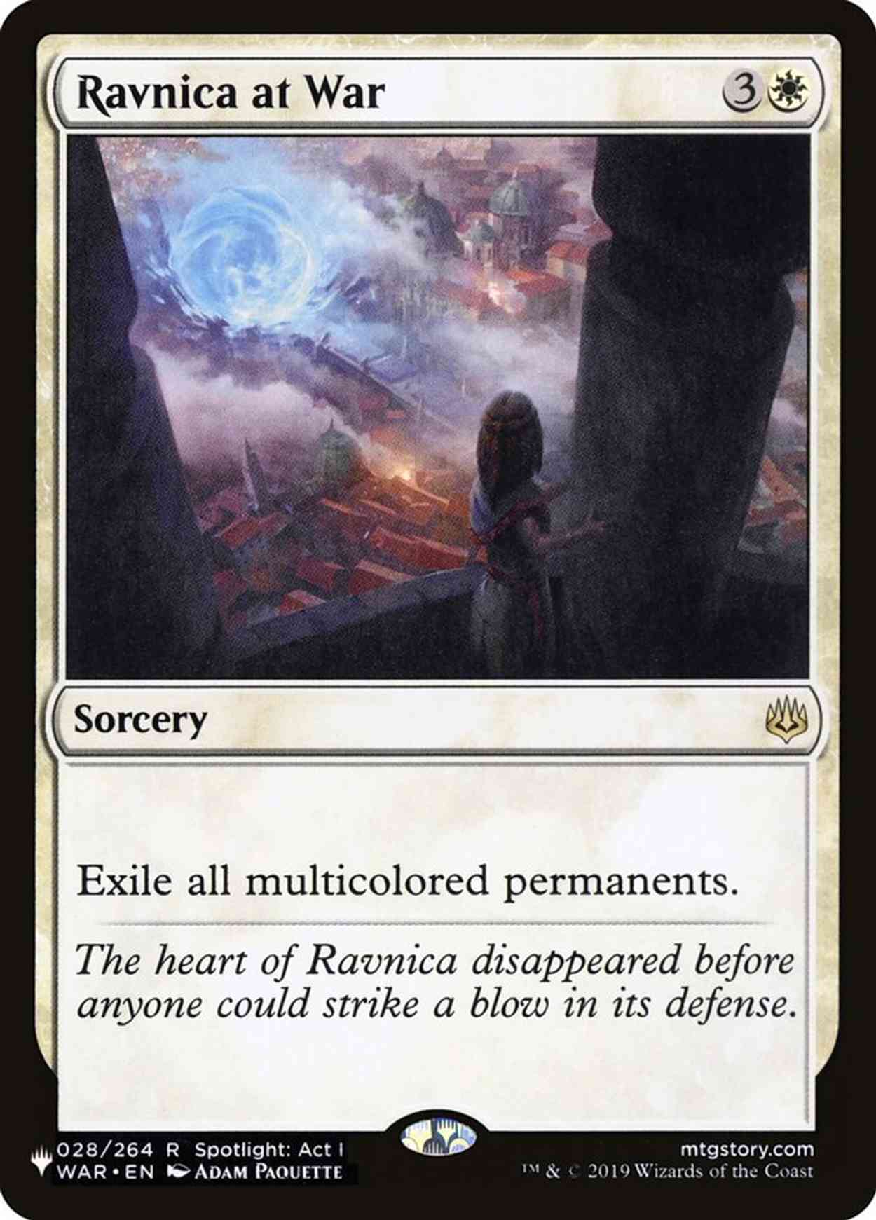 Ravnica at War magic card front