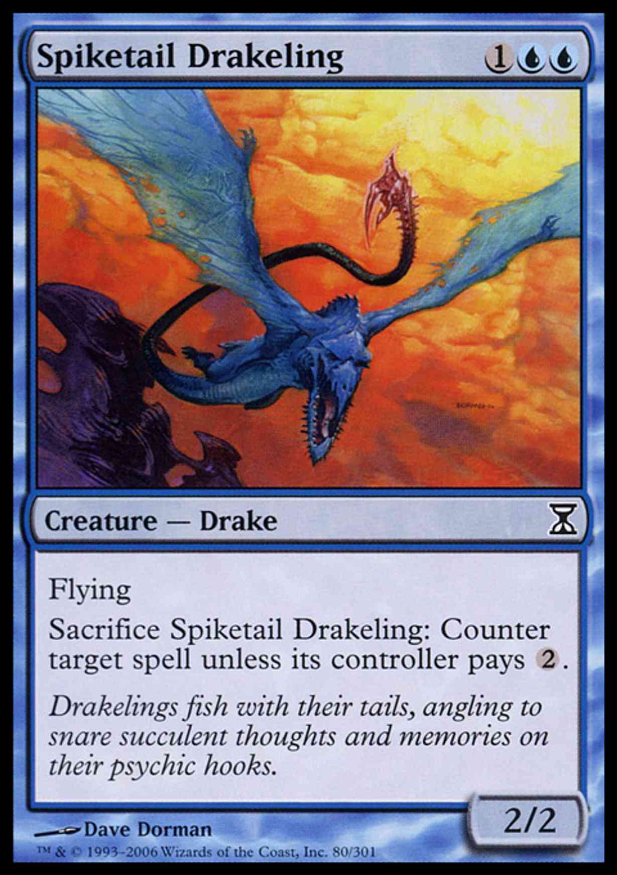 Spiketail Drakeling magic card front