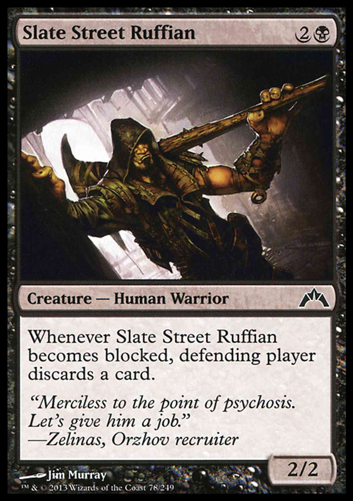 Slate Street Ruffian magic card front