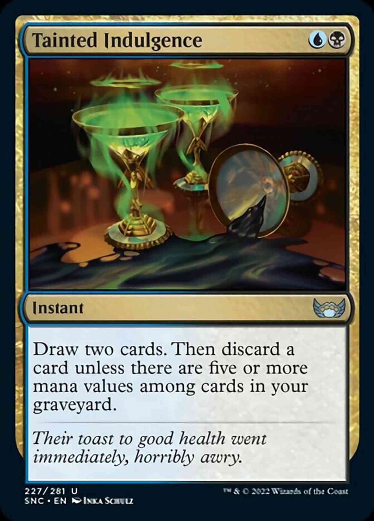 Tainted Indulgence magic card front