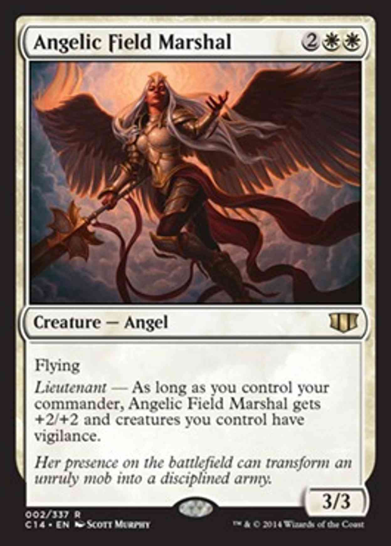 Angelic Field Marshal magic card front