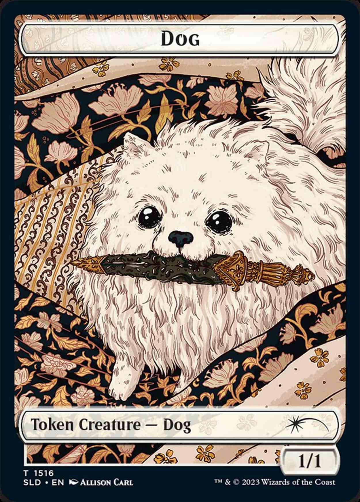 Dog // Cat Token (1516) magic card front