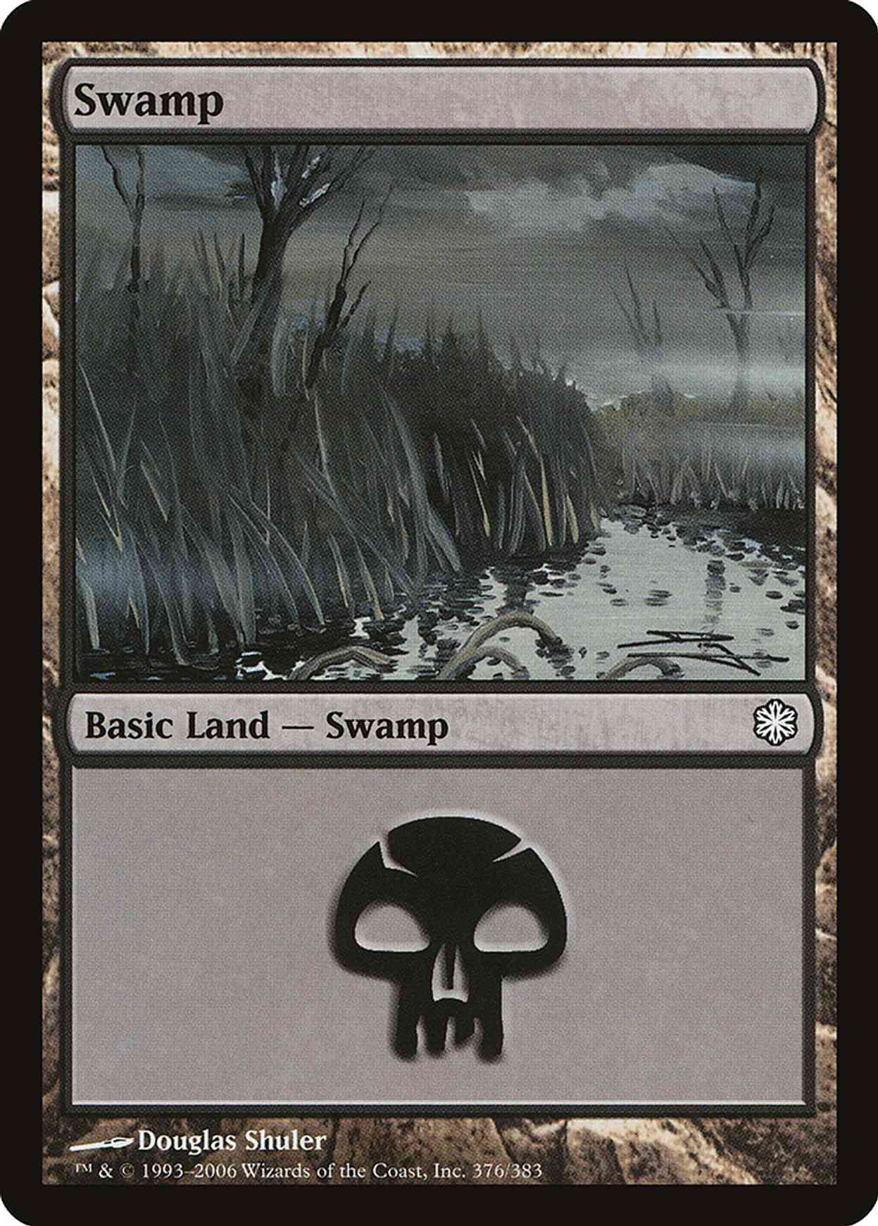 Swamp (376) magic card front