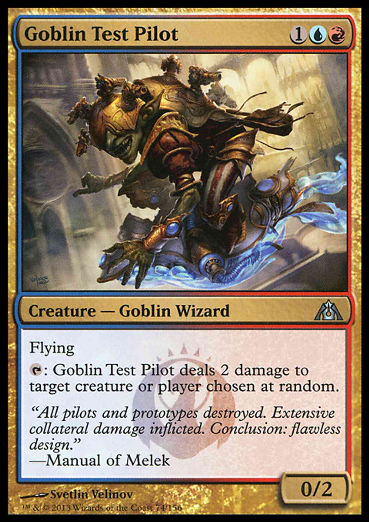 Goblin Test Pilot magic card front