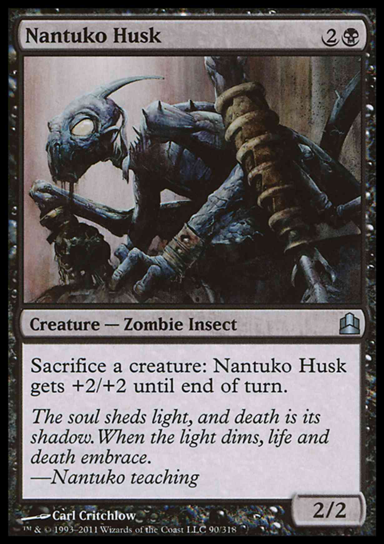 Nantuko Husk magic card front