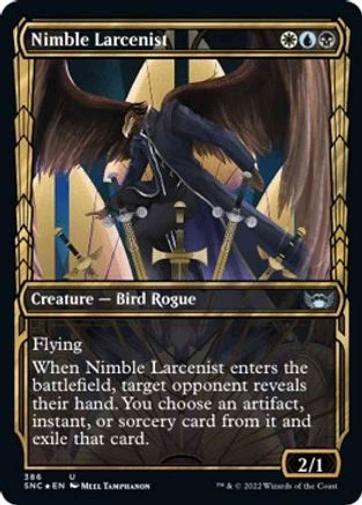 Nimble Larcenist (Gilded Foil) magic card front