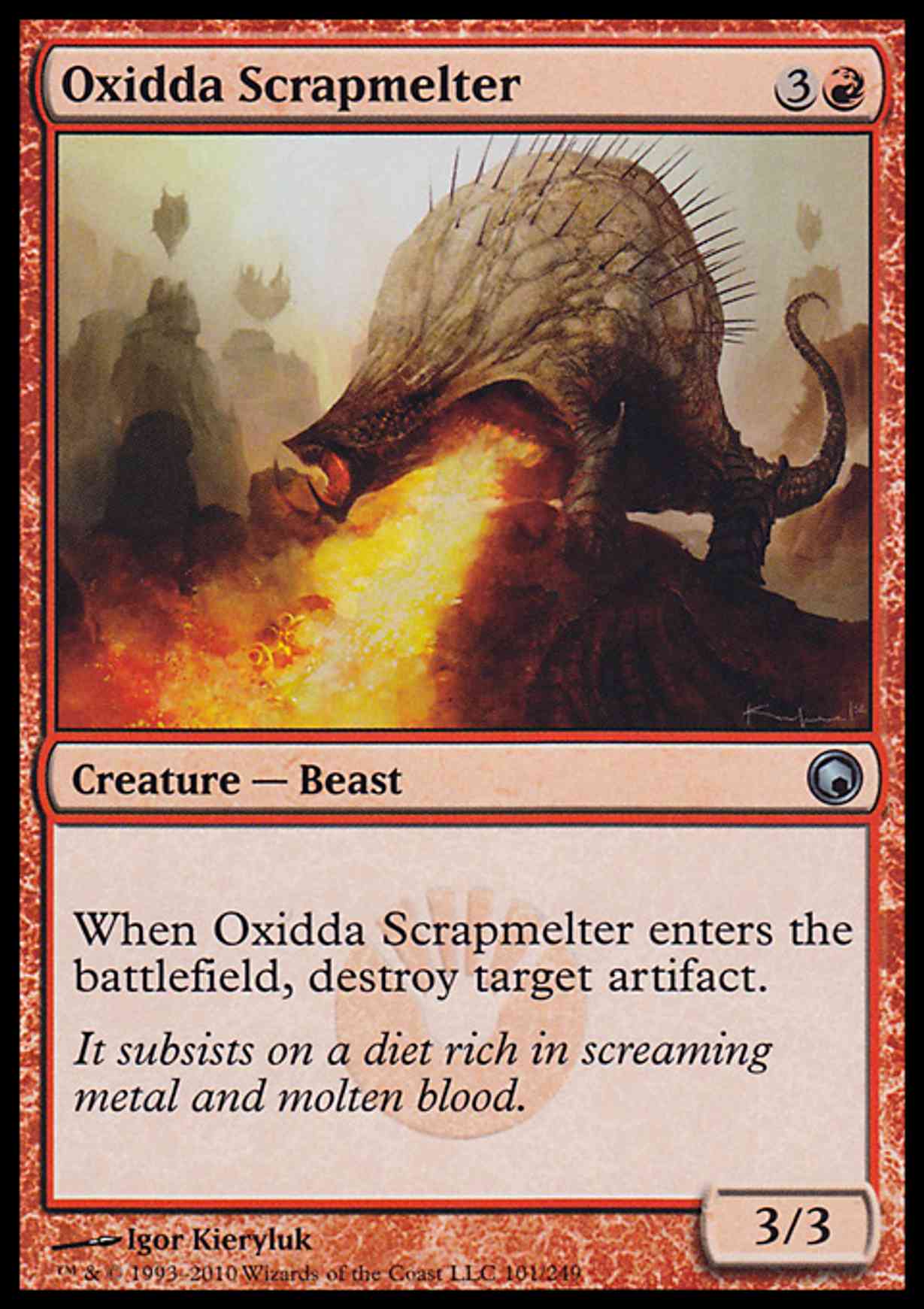 Oxidda Scrapmelter magic card front