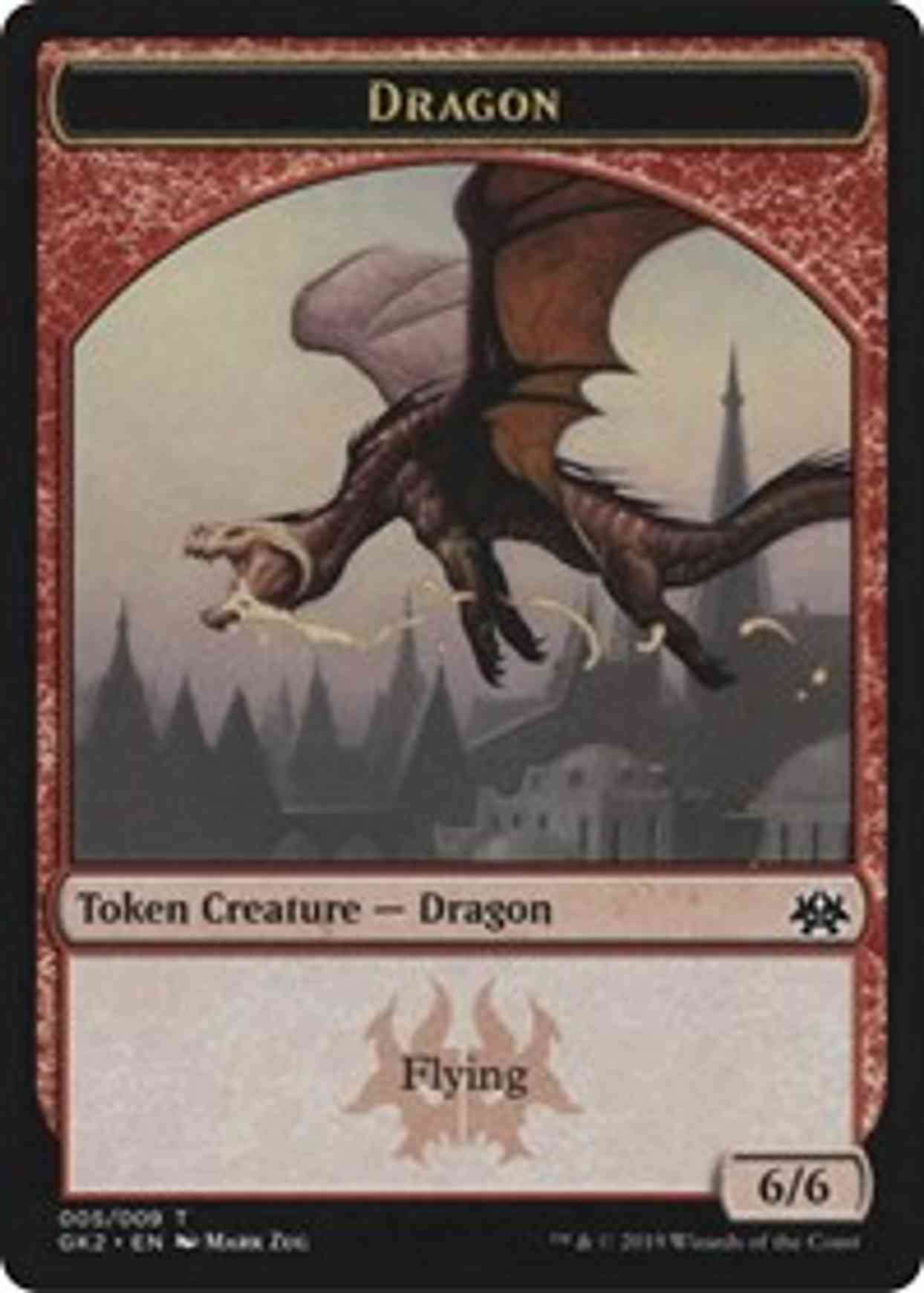 Dragon // Goblin Token magic card front