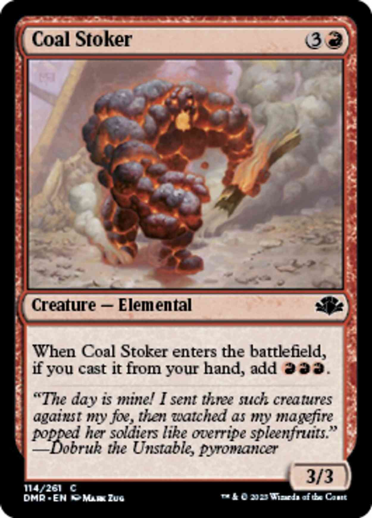 Coal Stoker magic card front