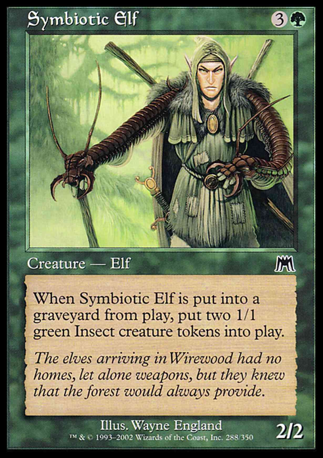 Symbiotic Elf magic card front