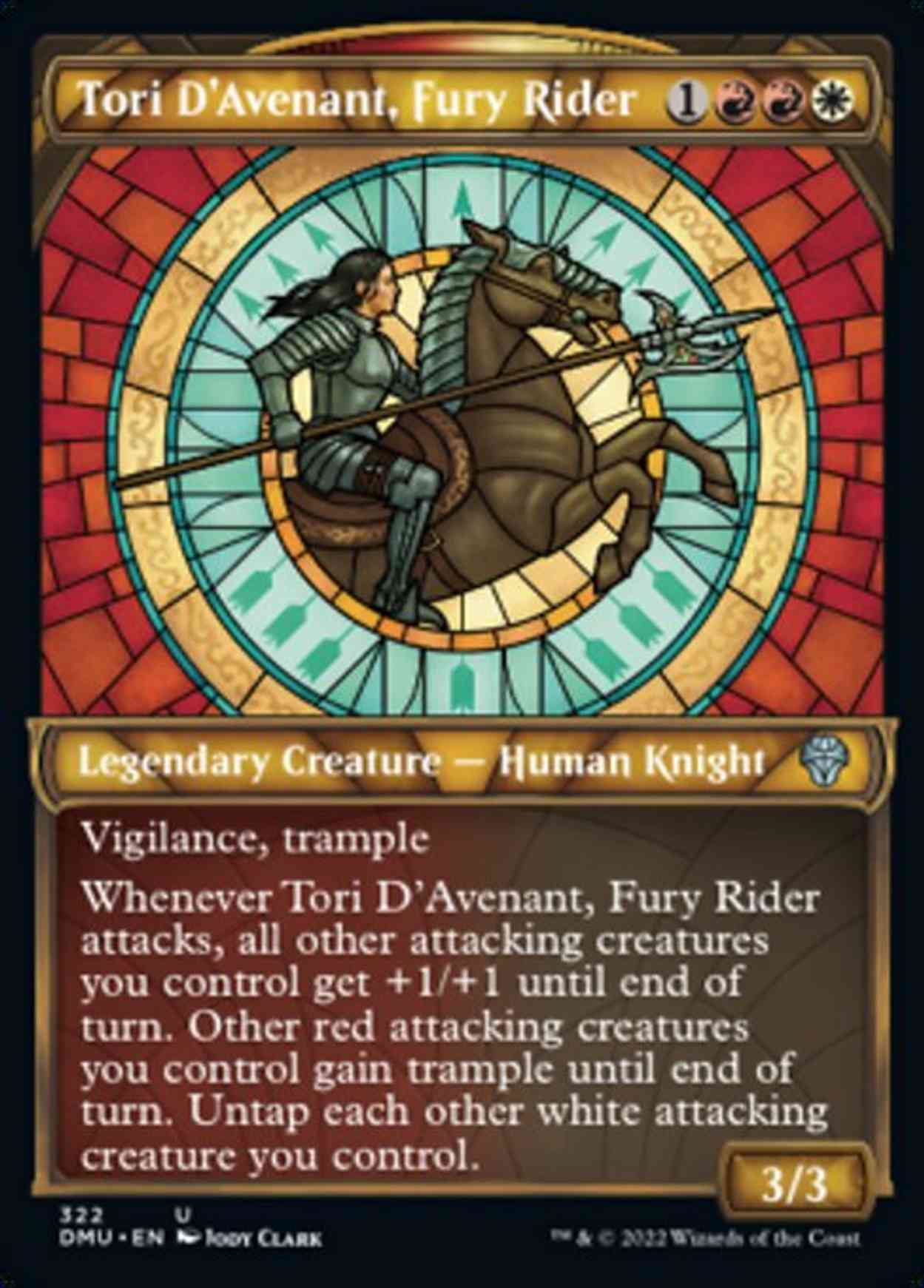 Tori D'Avenant, Fury Rider (Showcase) magic card front