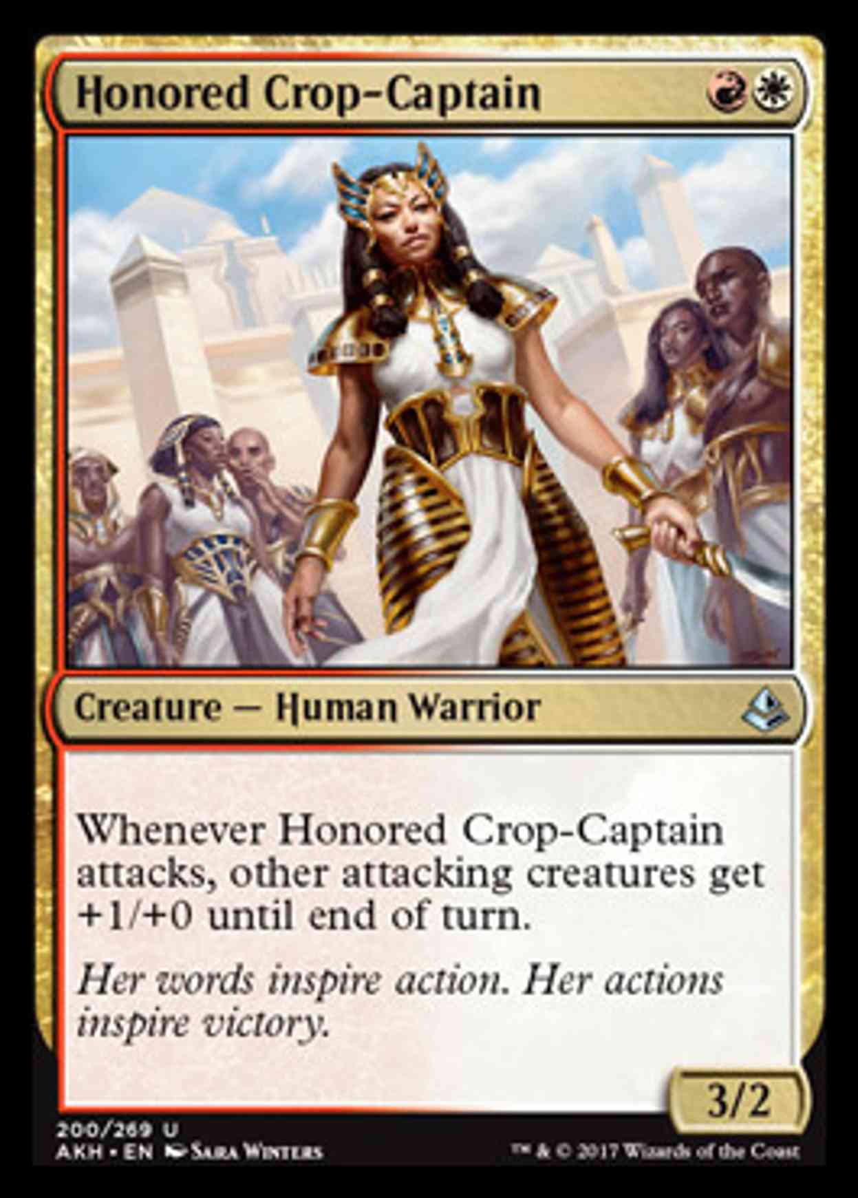 Honored Crop-Captain magic card front