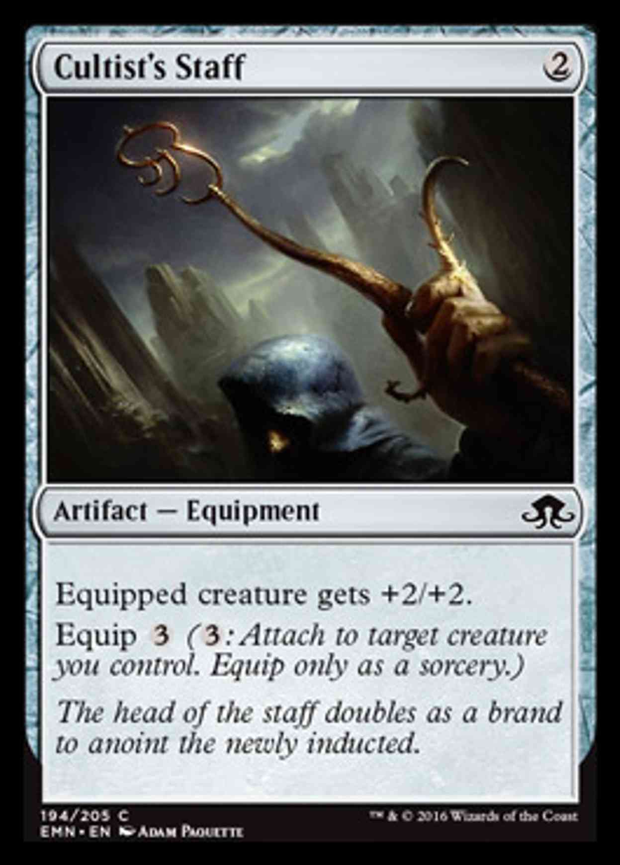 Cultist's Staff magic card front