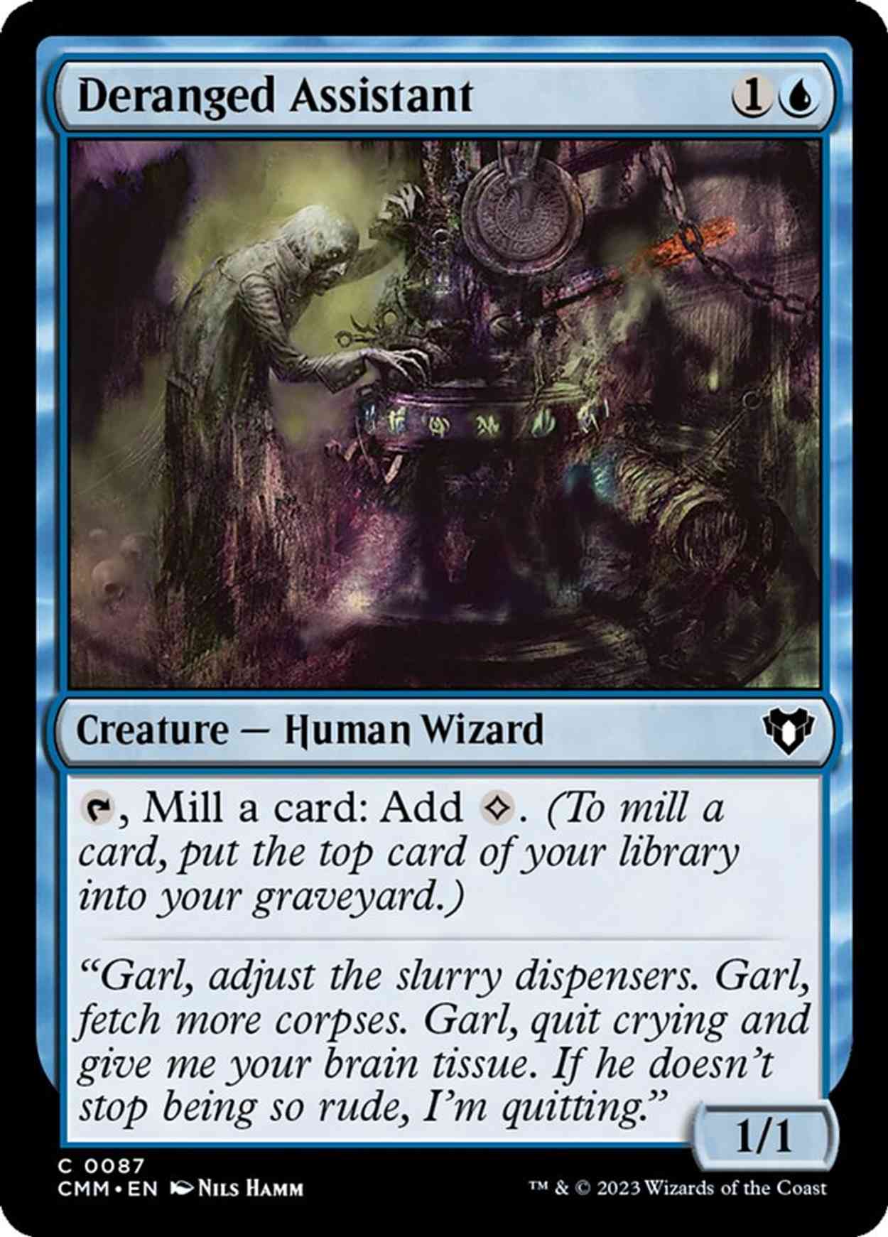Deranged Assistant magic card front